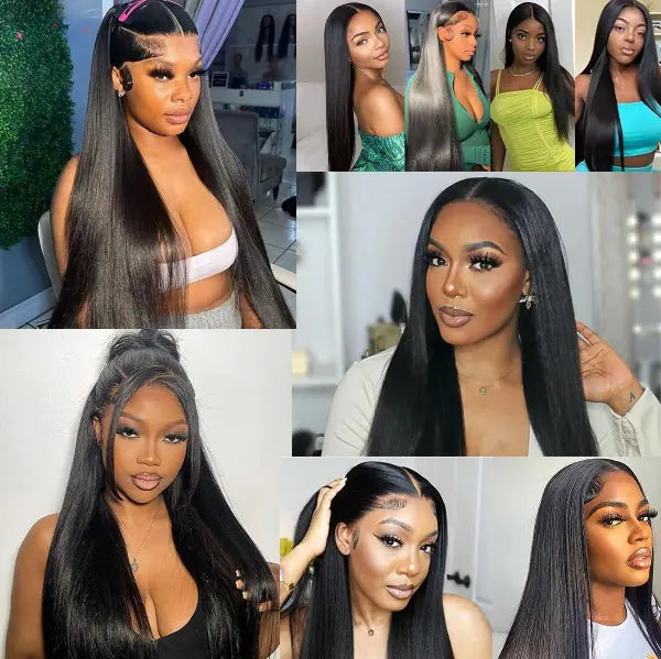 34-Inch Straight Lace Front Wig